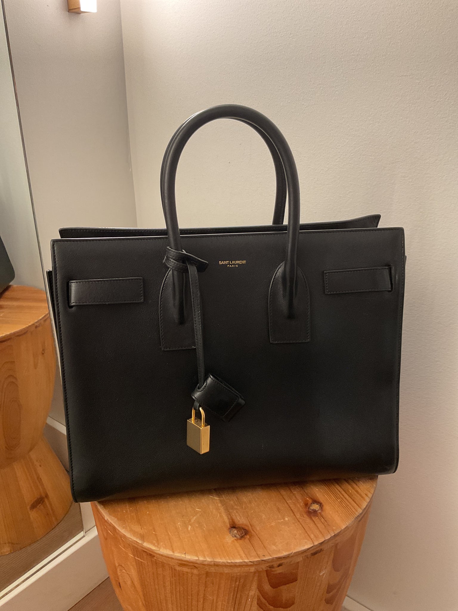 Saint Laurent Sac de Jour Small Handbag with Strap