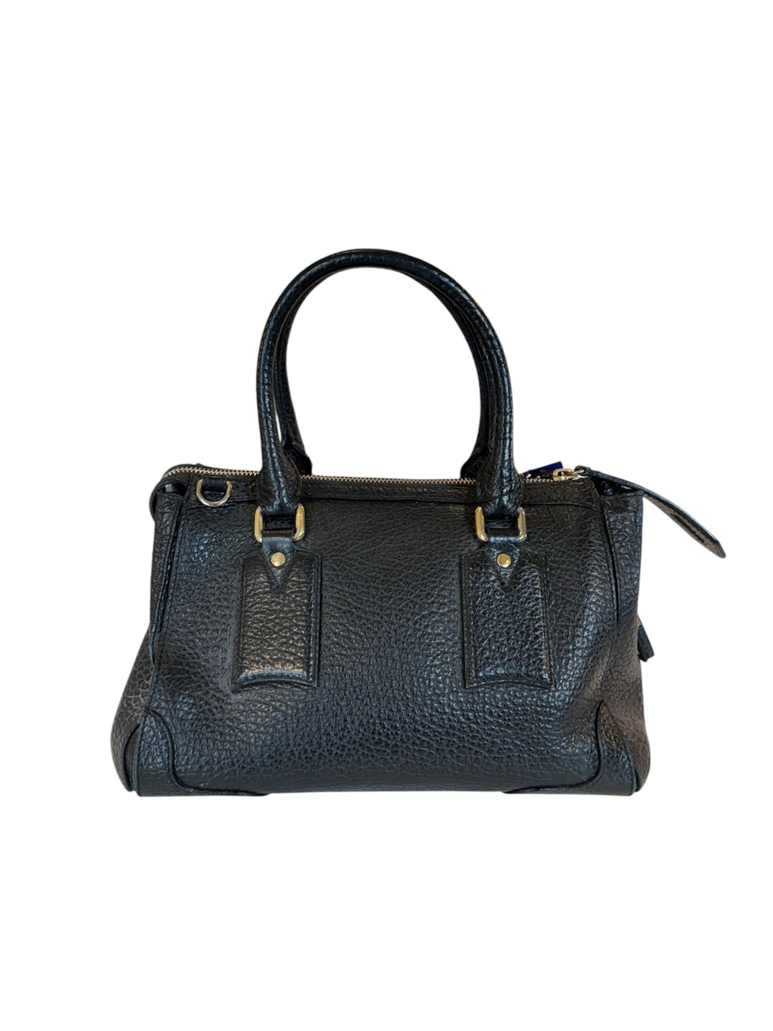 Burberry Black Leather Boston Bag – Most Wanted Luxury Resale