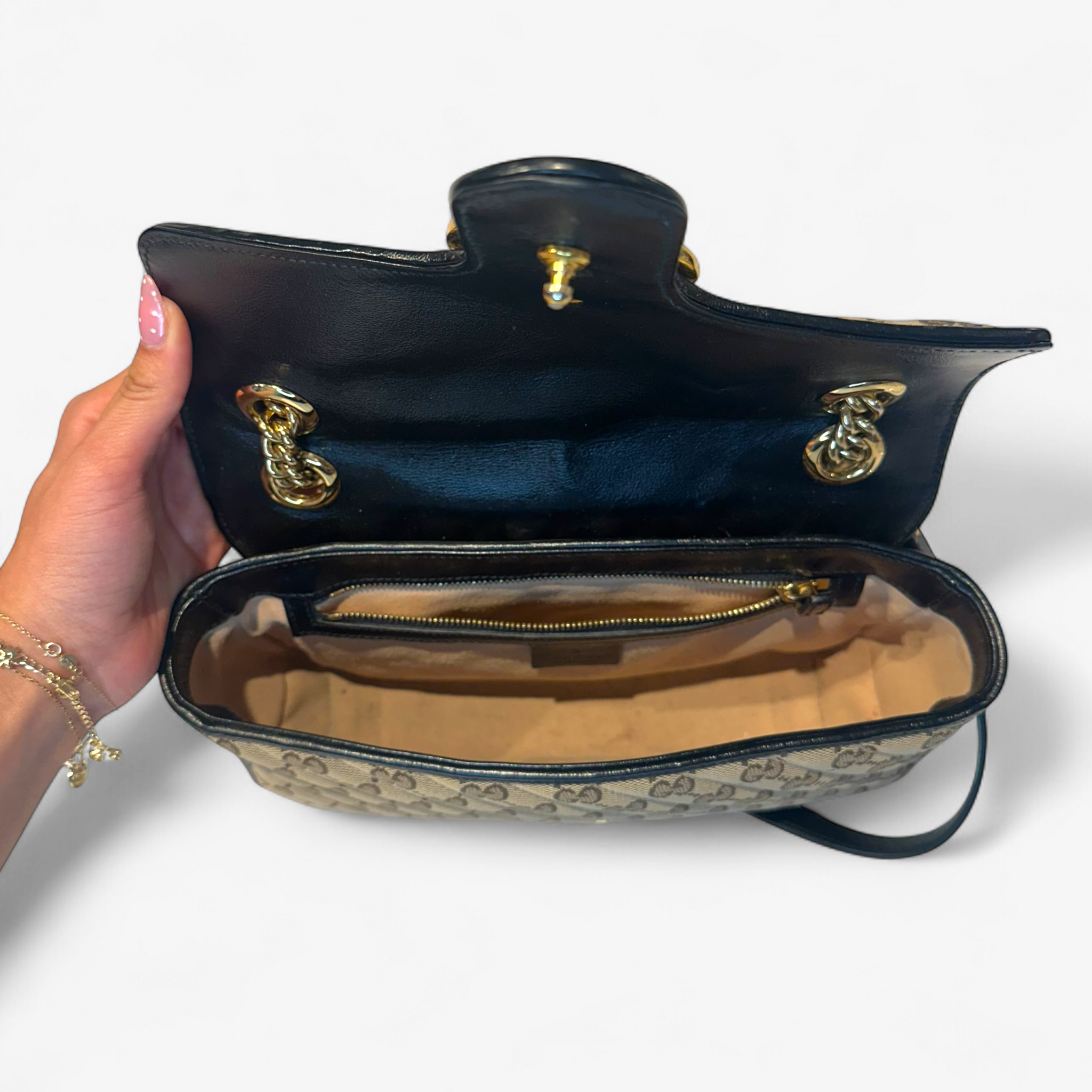 Gucci Small GG Marmont Flap Bag