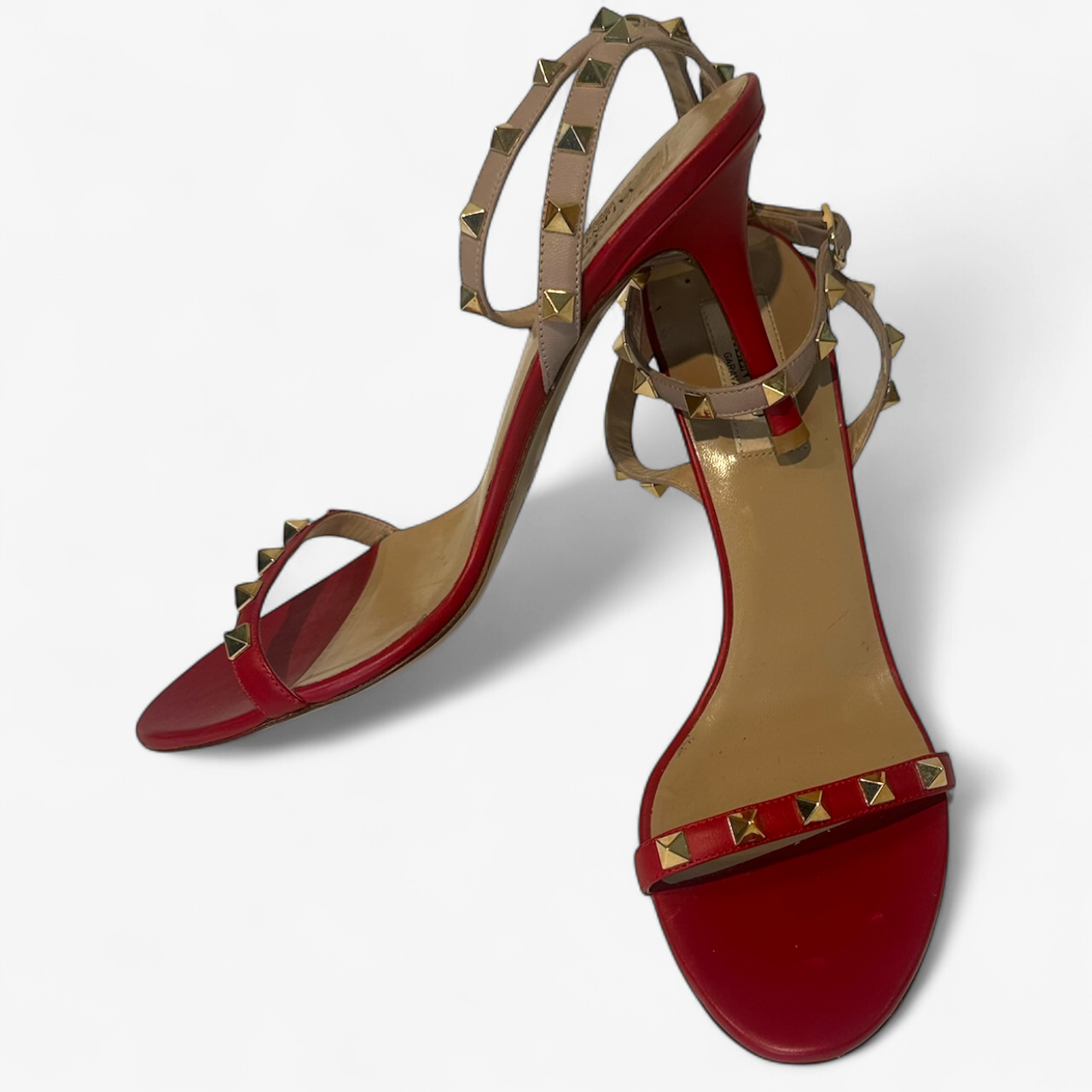 Valentino Red Rockstud Sandal