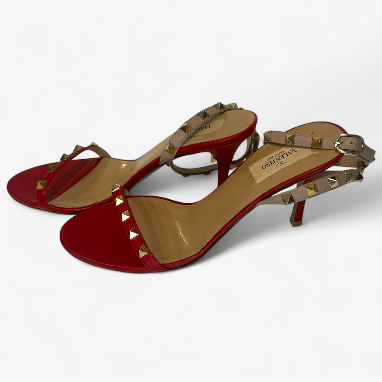 Valentino Red Rockstud Sandal