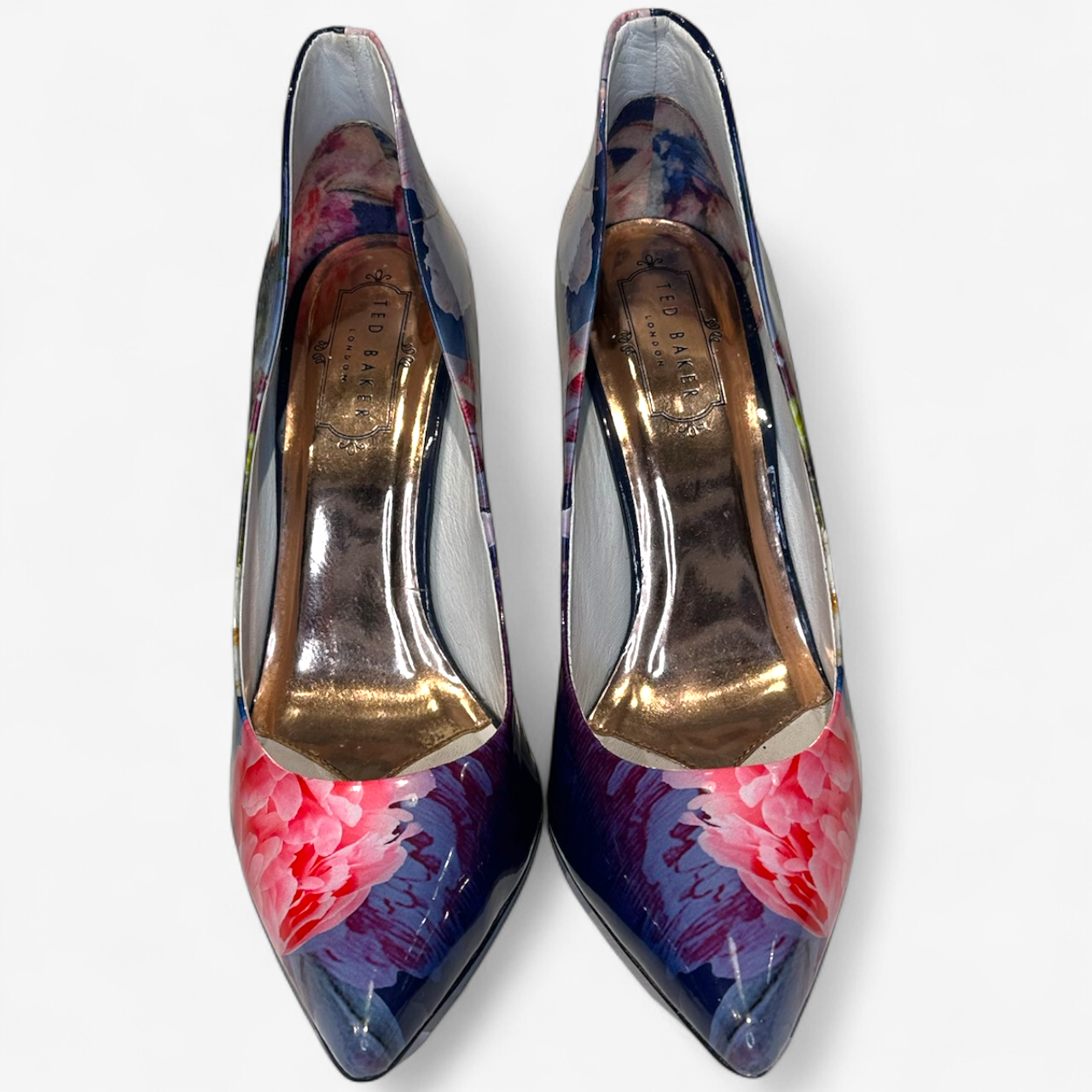 Ted Baker Purple/Blue Floral Heels