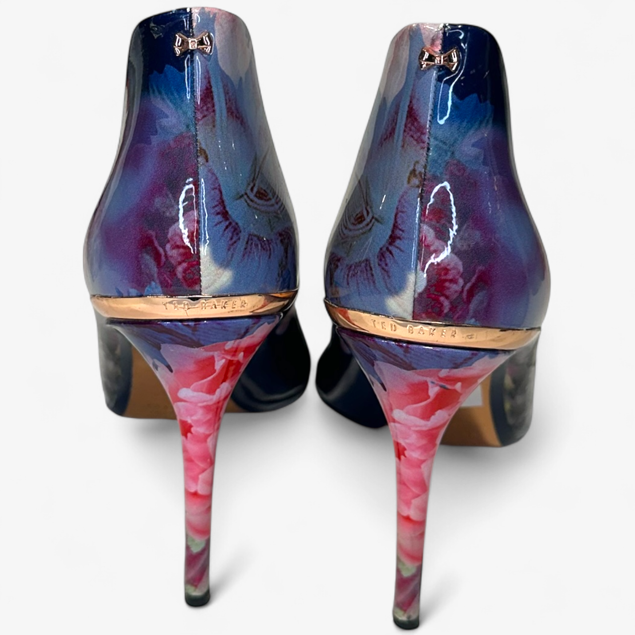 Ted Baker Purple/Blue Floral Heels