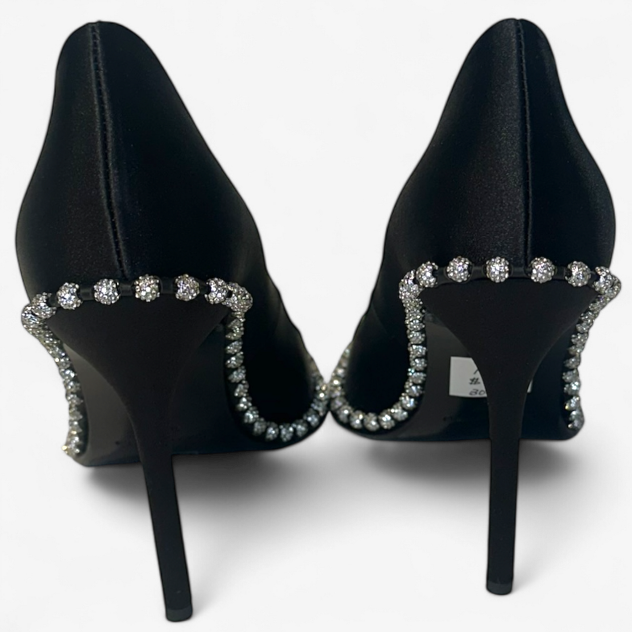 Alexander Wang Satin Heels with Crystal