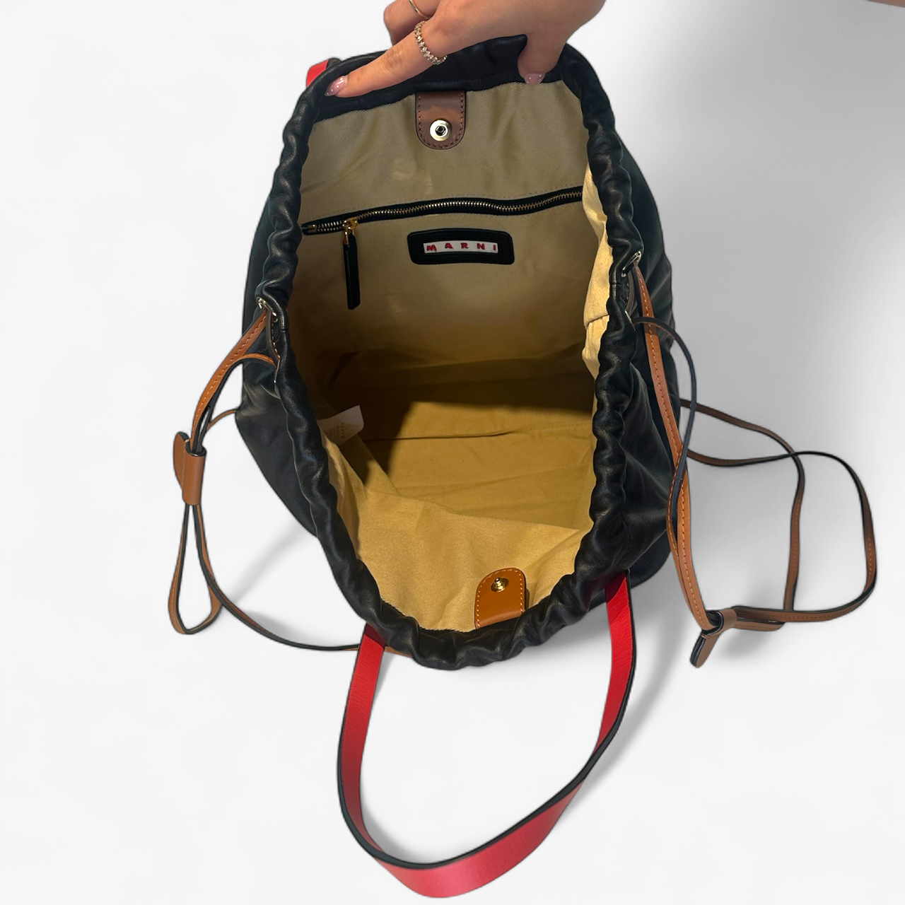 Marni Leather Backpack