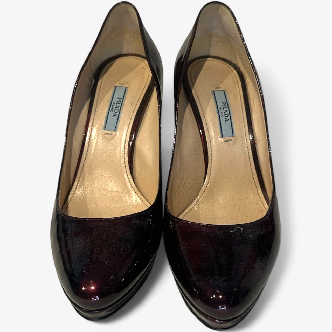 Prada Burgundy Pumps