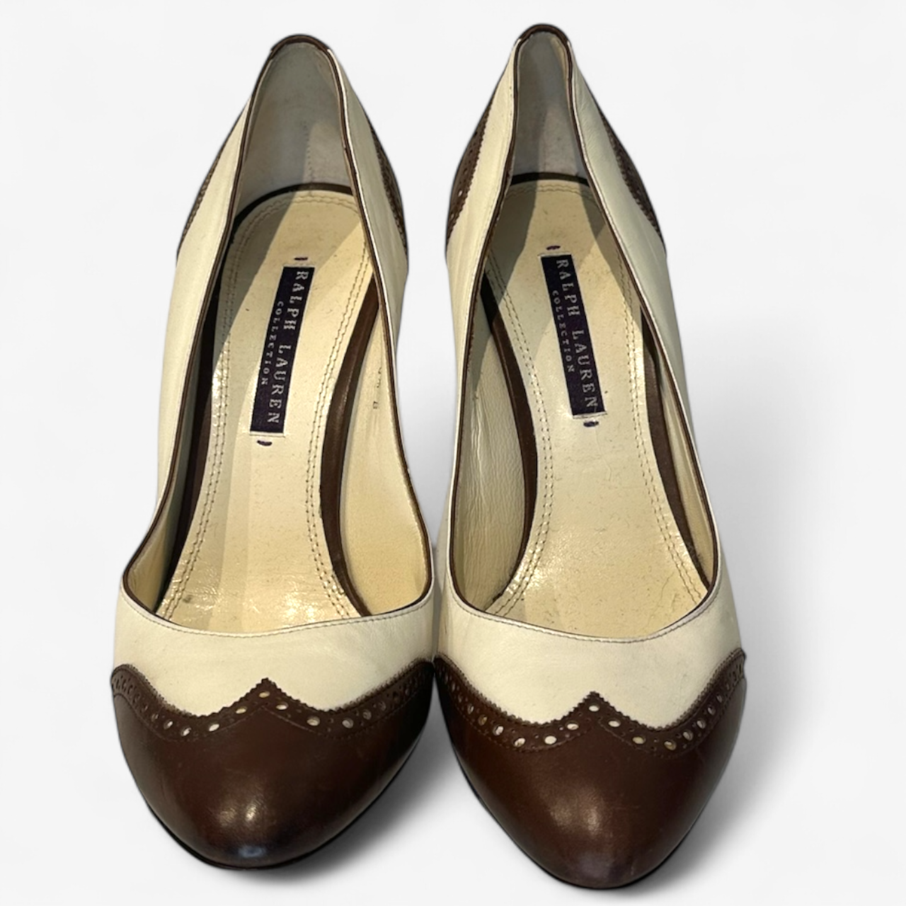 Ralph Lauren Wingtip Heels