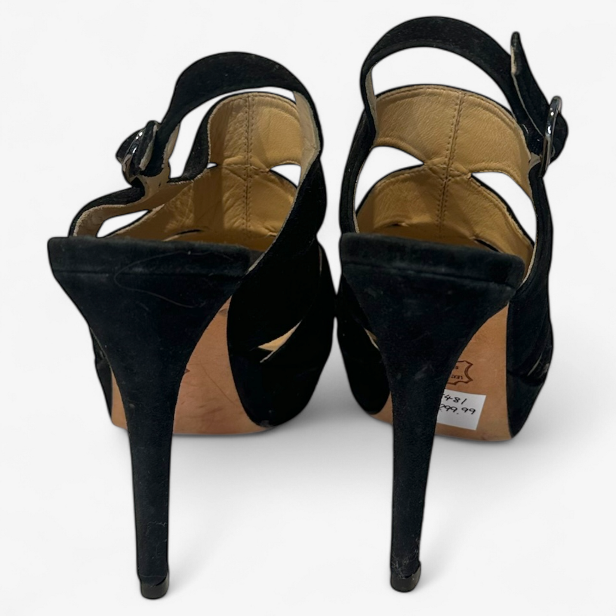 Alexandre Birman Suede Criss Cross Heels