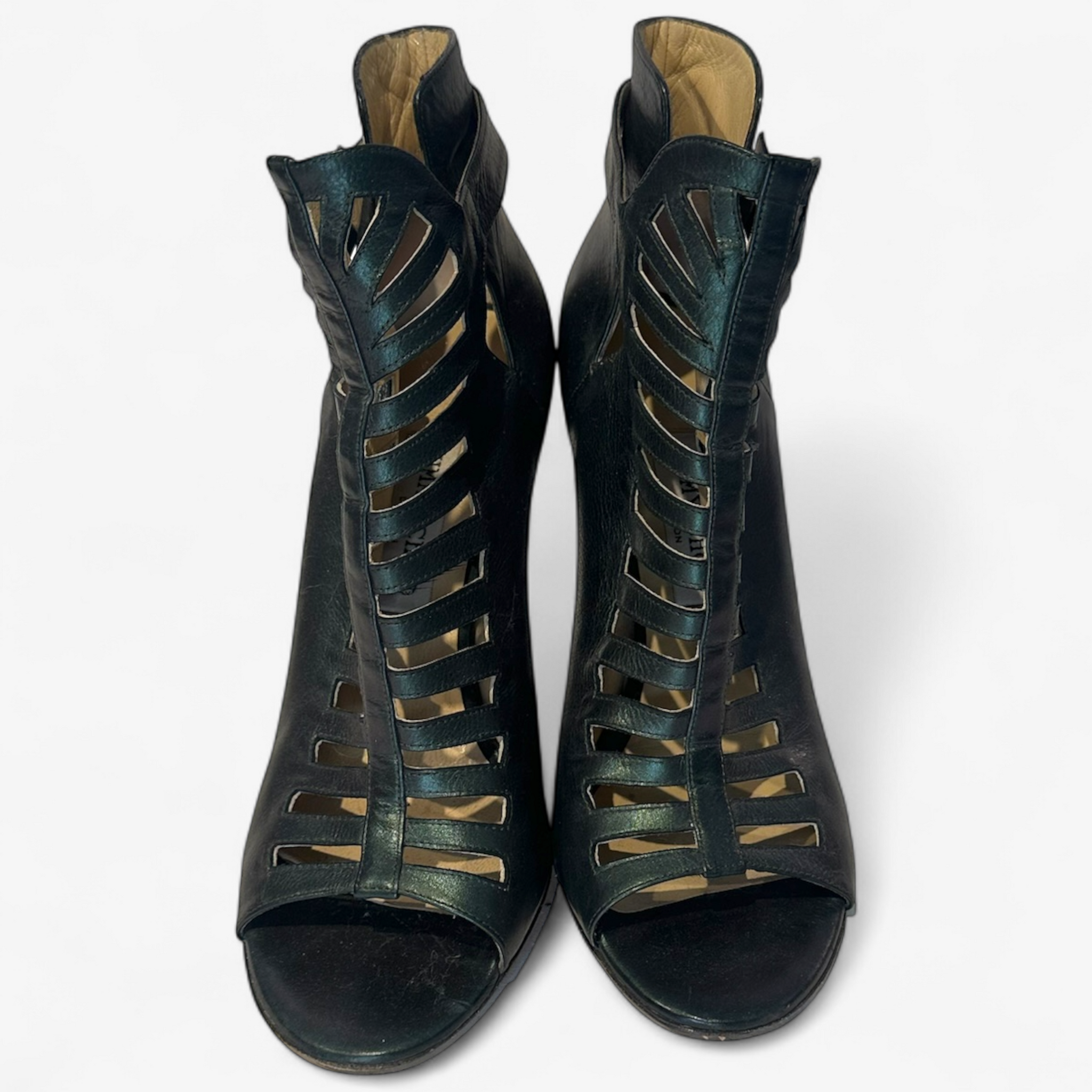 Jimmy Choo Metalic Green Heels