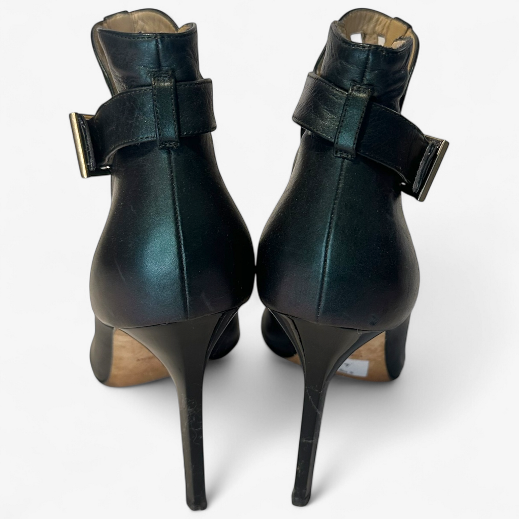 Jimmy Choo Metalic Green Heels