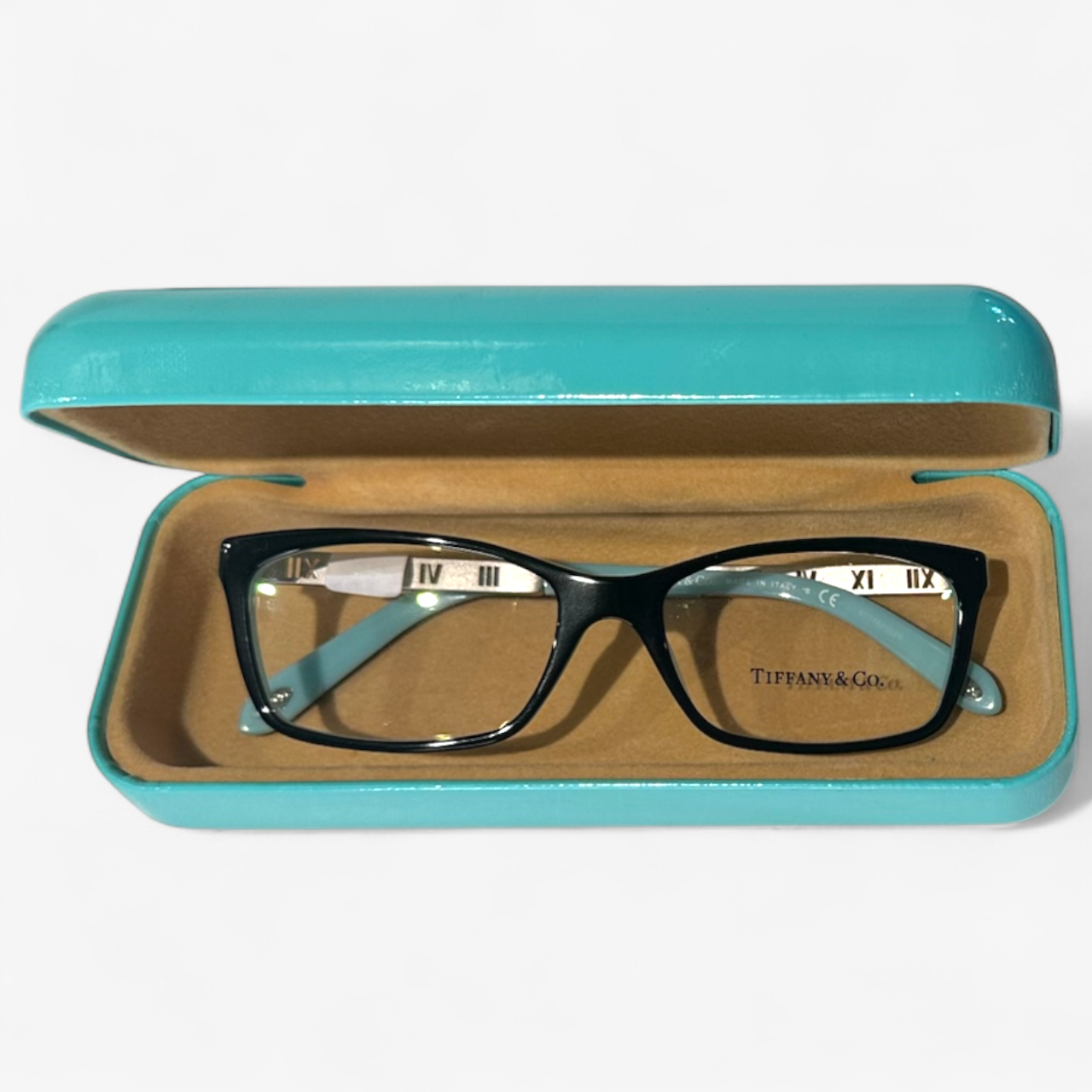 Tiffany Reading Glasses - Black & Turquoise Frame