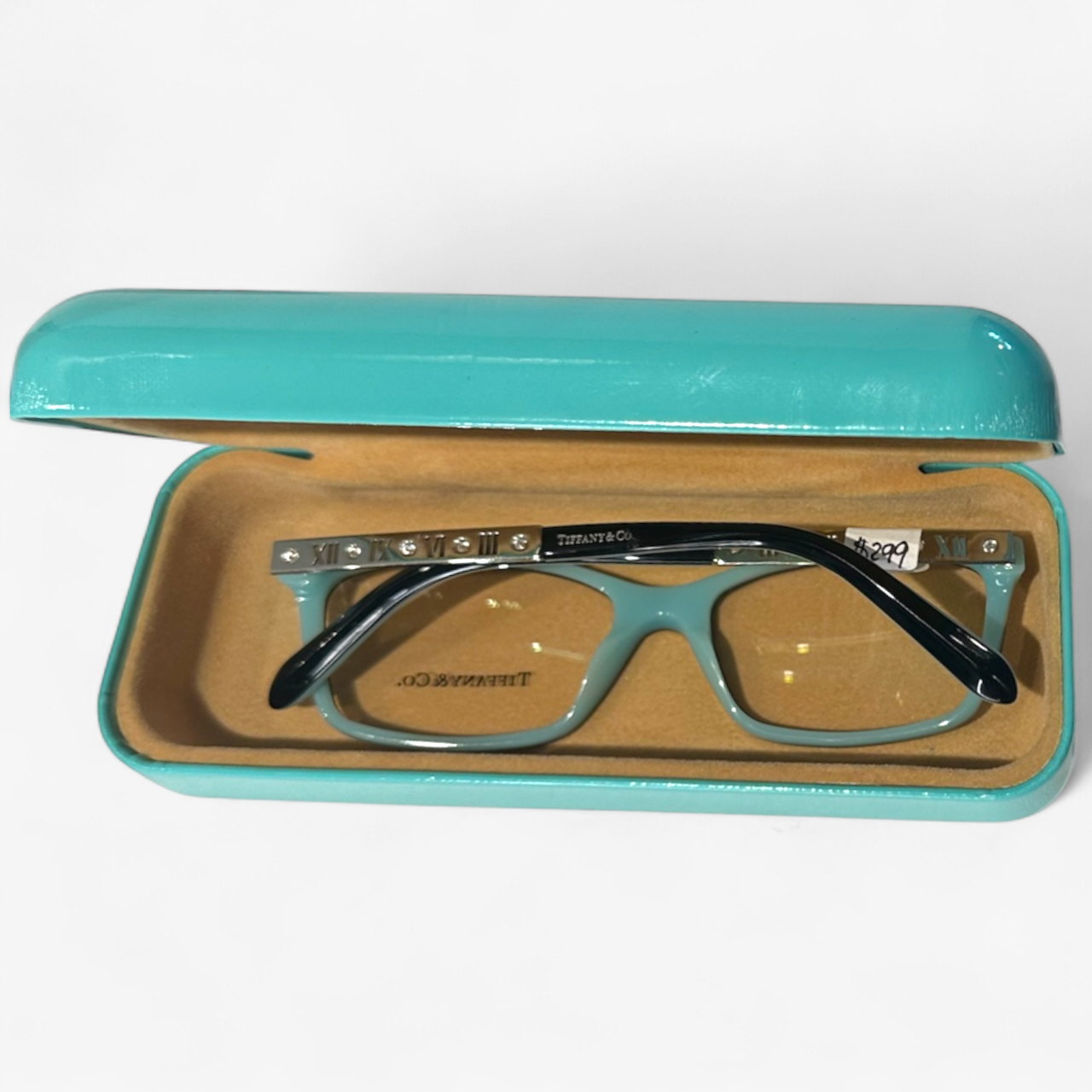 Tiffany Reading Glasses - Black & Turquoise Frame