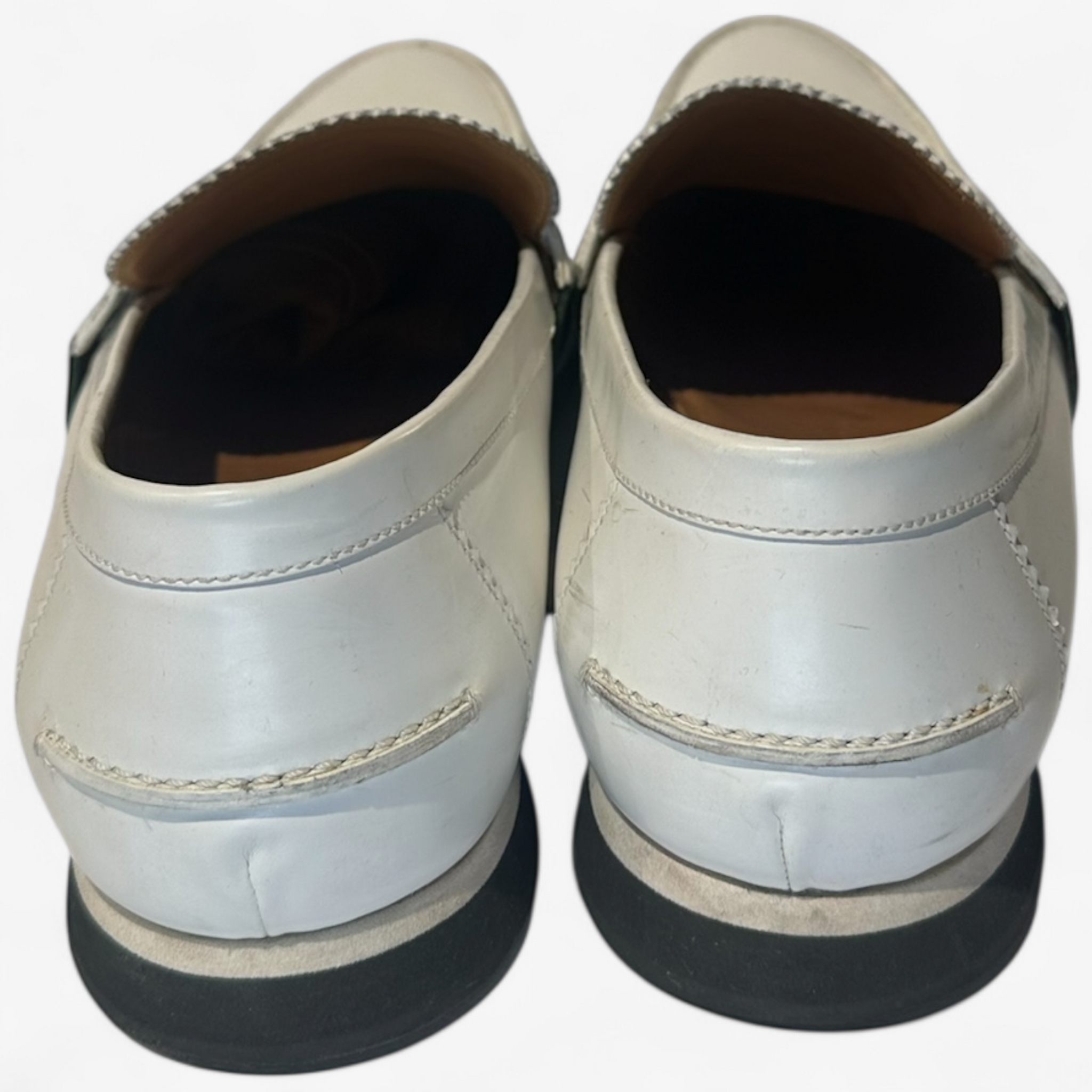 GUCCI Men's White Loafers