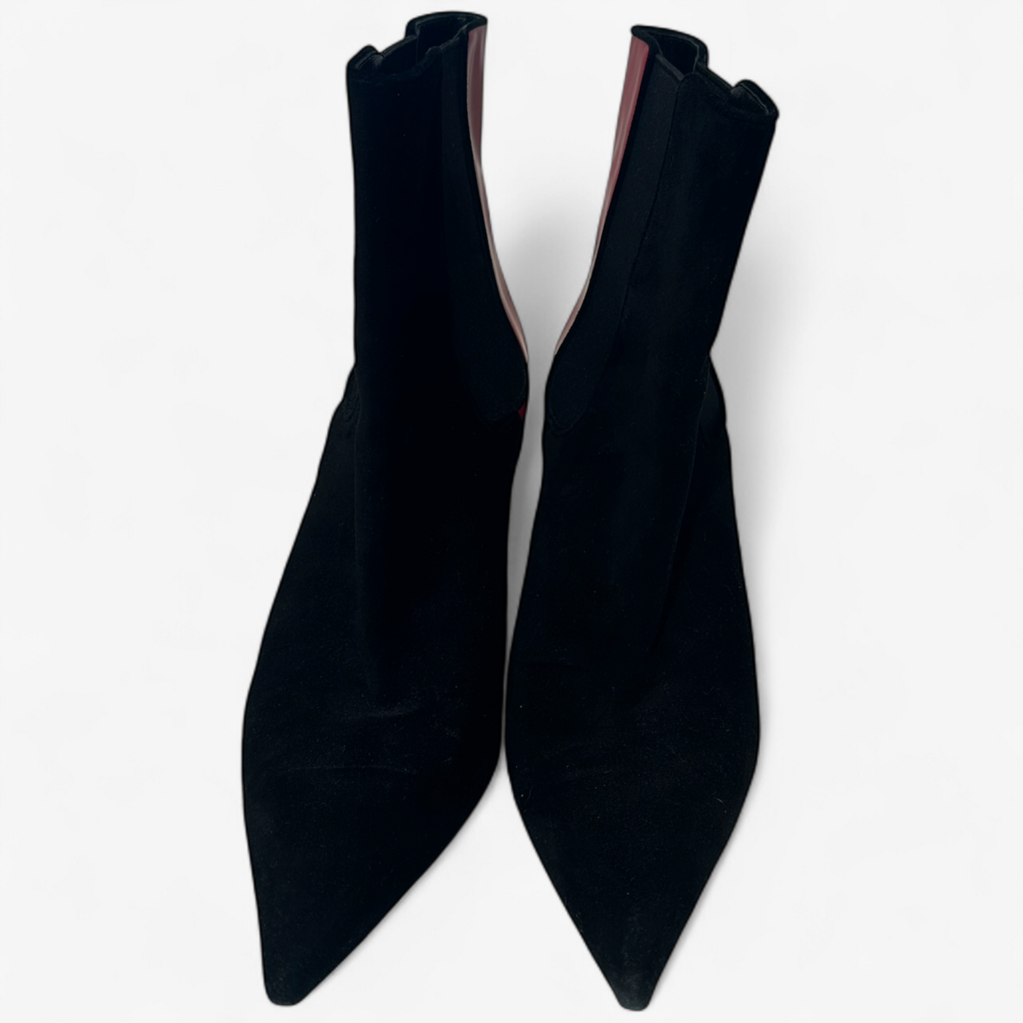 Louis Vuitton Crystal Heel Booties