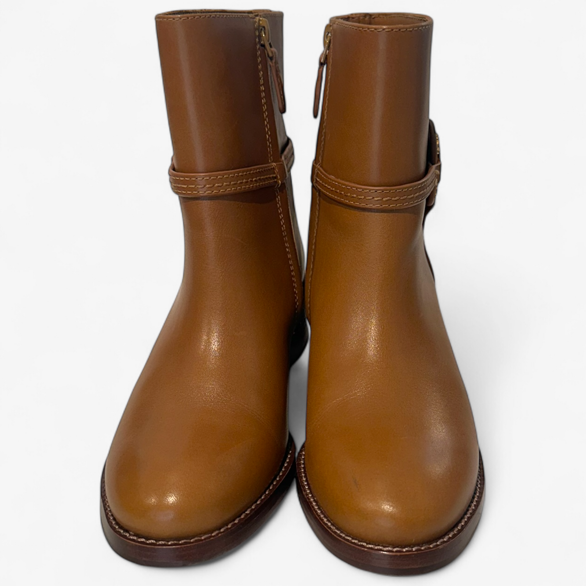 Tory Burch Miller Booties - Brown