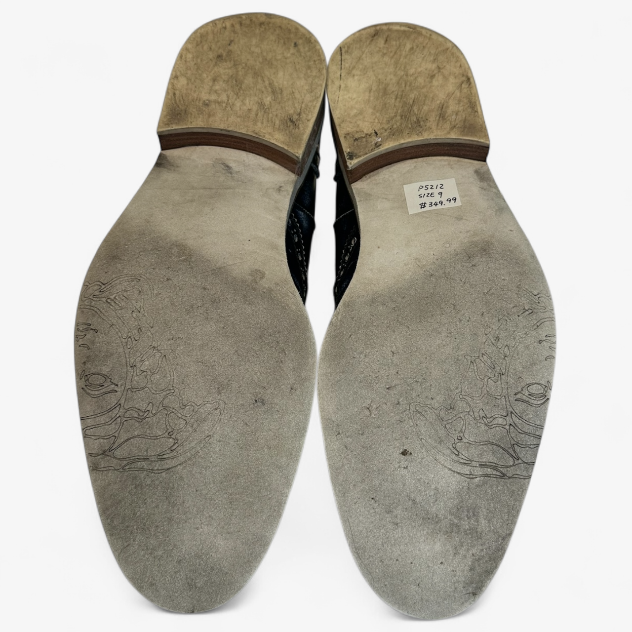 Versace Men's Blue Patina Boots