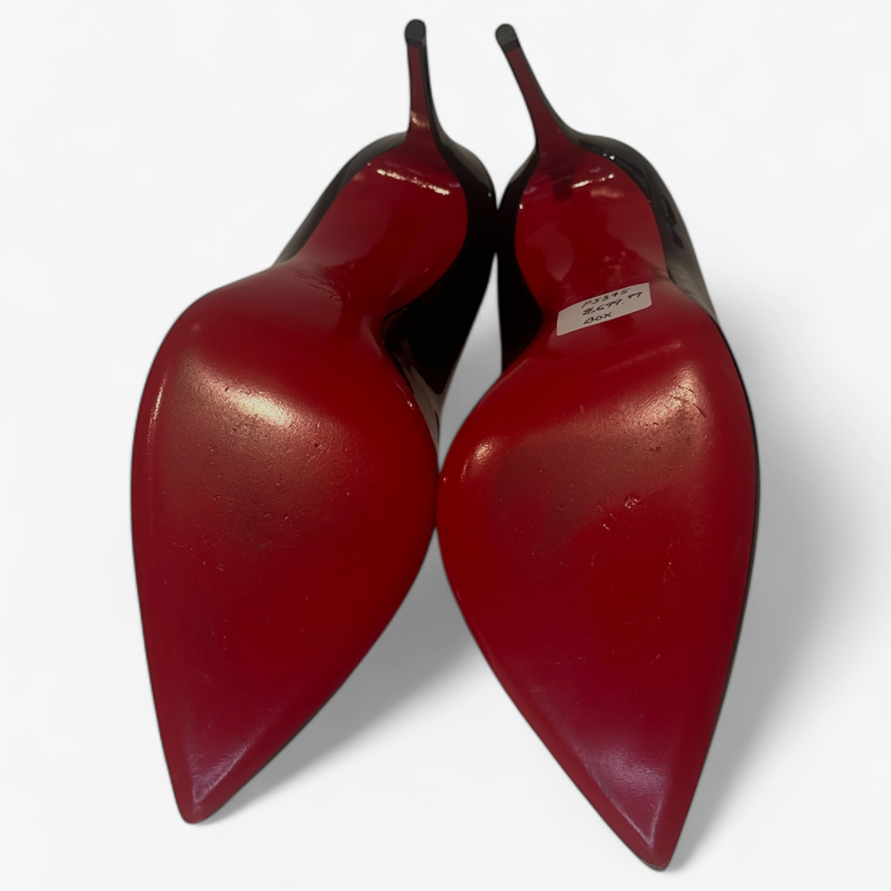 Louboutin Black Patent Corneille 100