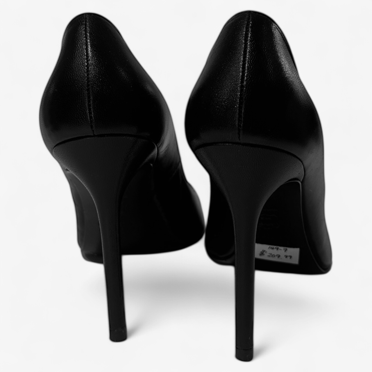 Stuart Weitzman Black Leather Pumps