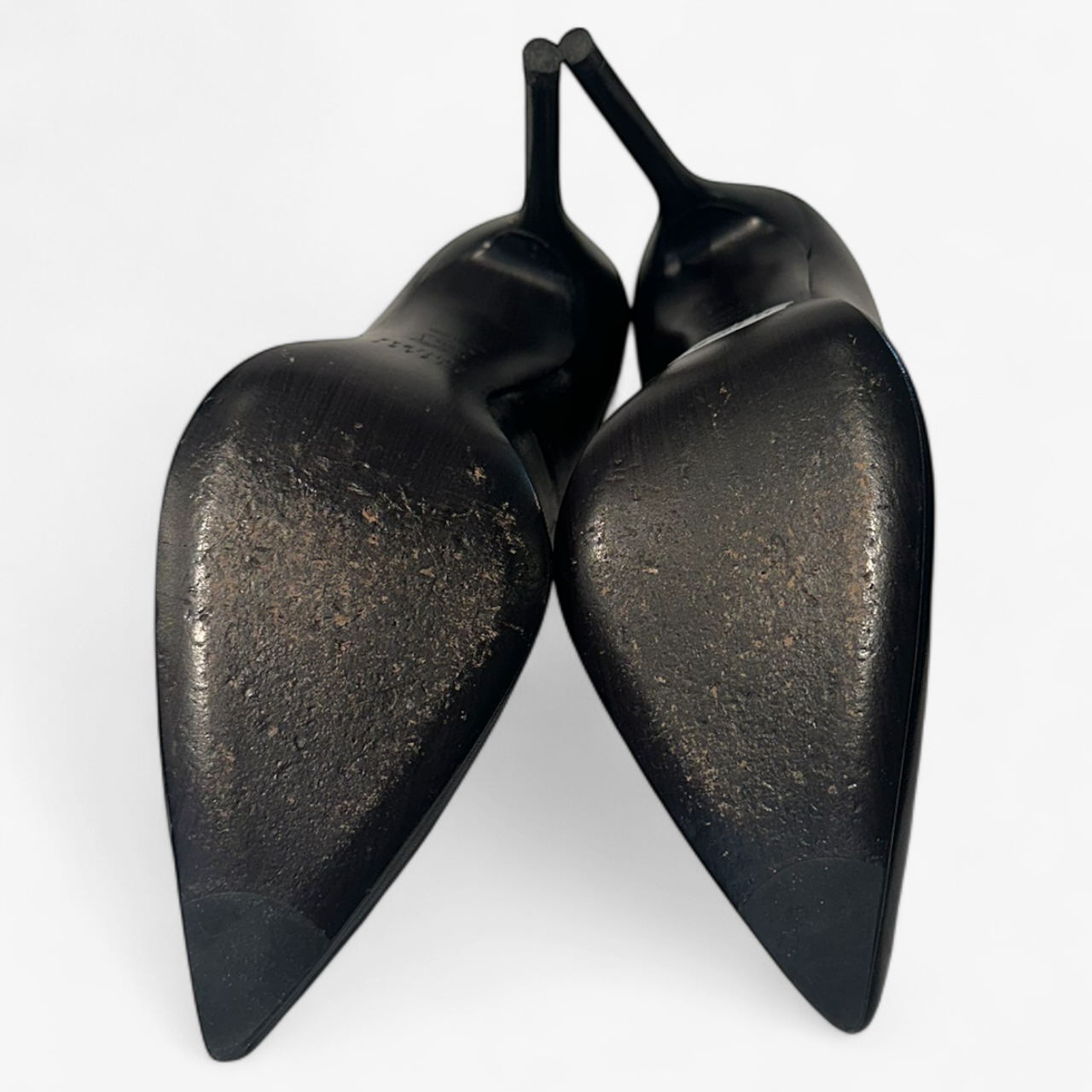 Stuart Weitzman Black Leather Pumps