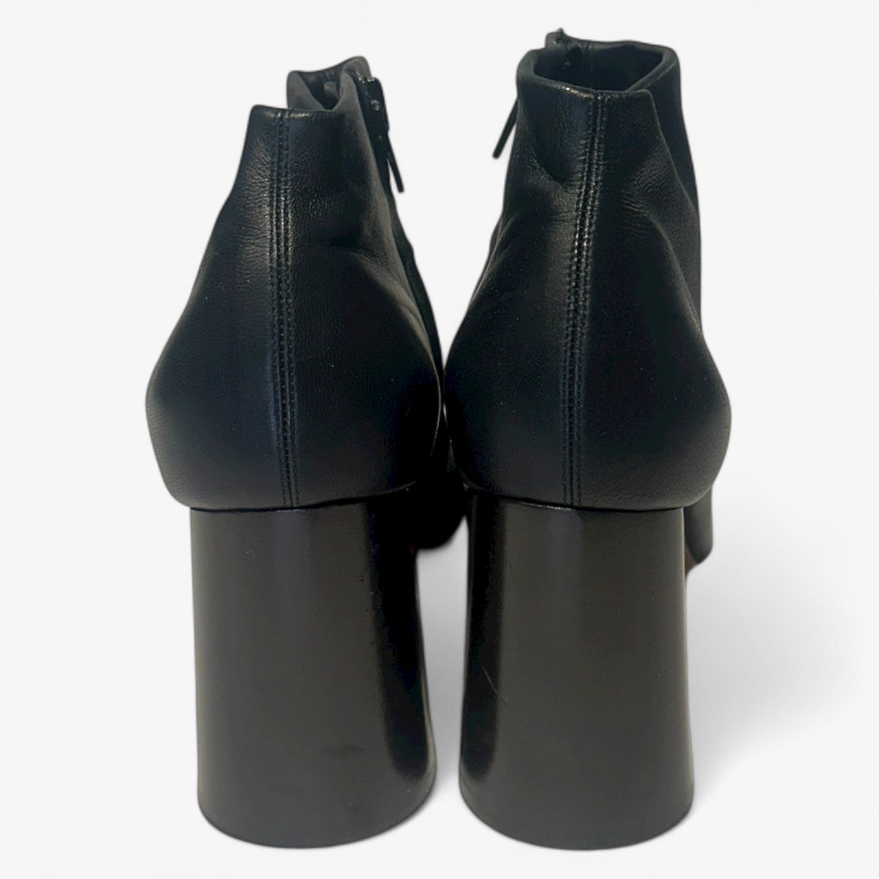 Celine Black Leather Booties - Lamb Skin