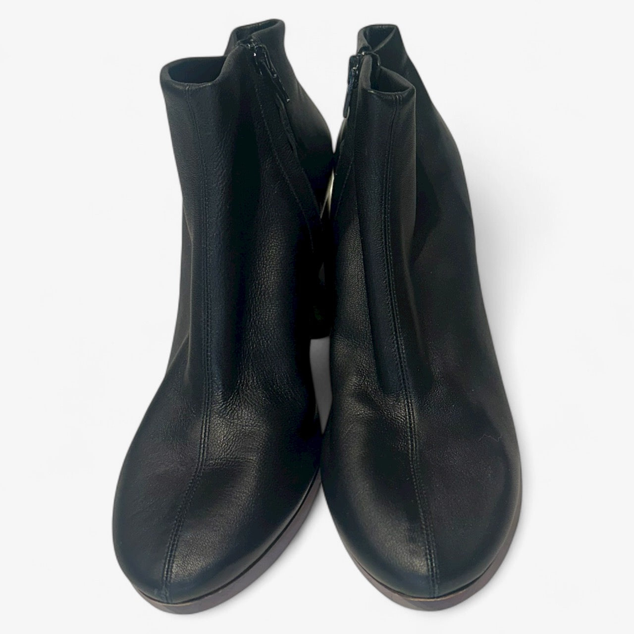 Celine Black Leather Booties - Lamb Skin