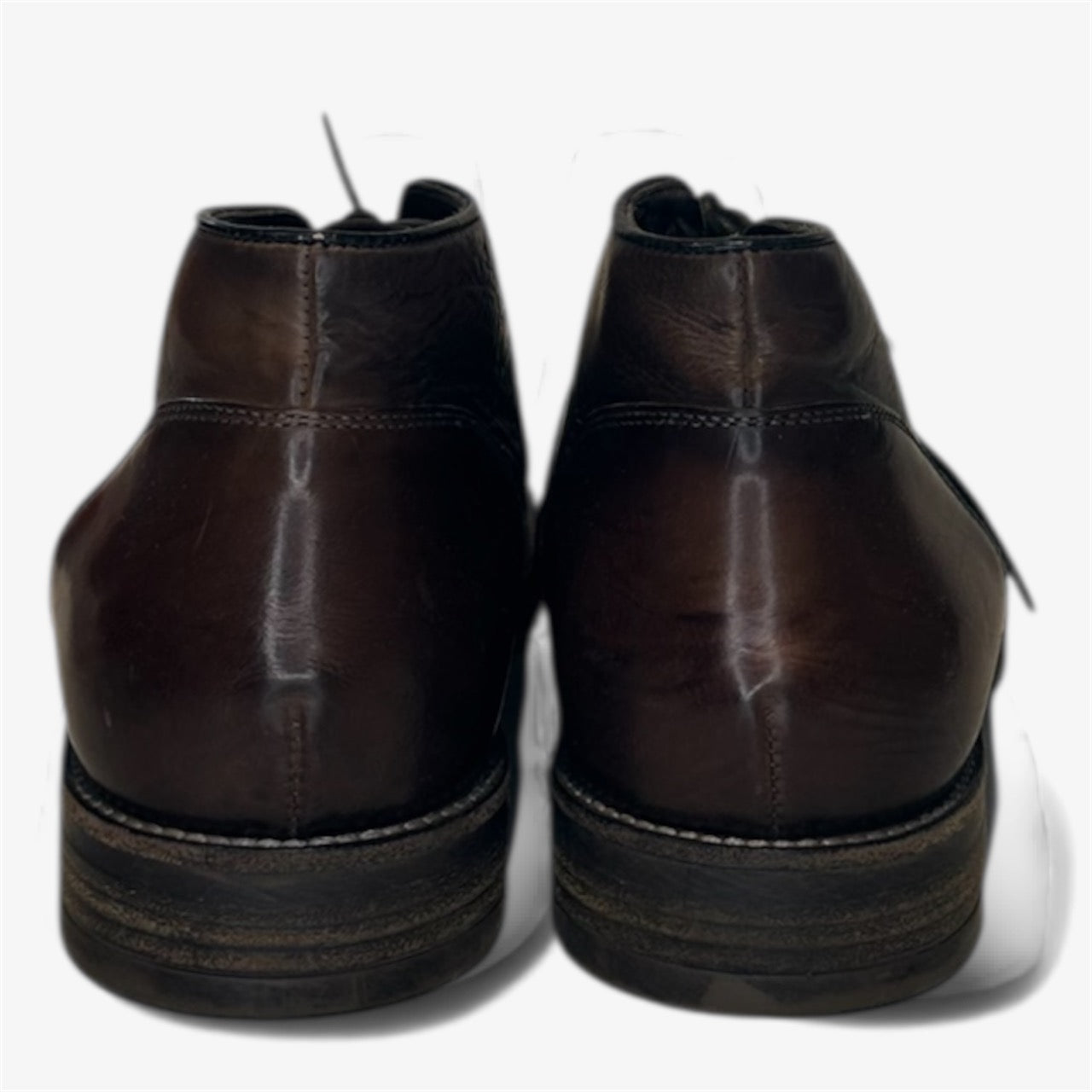 John Varvatos Brown Leather Chelsea Boots