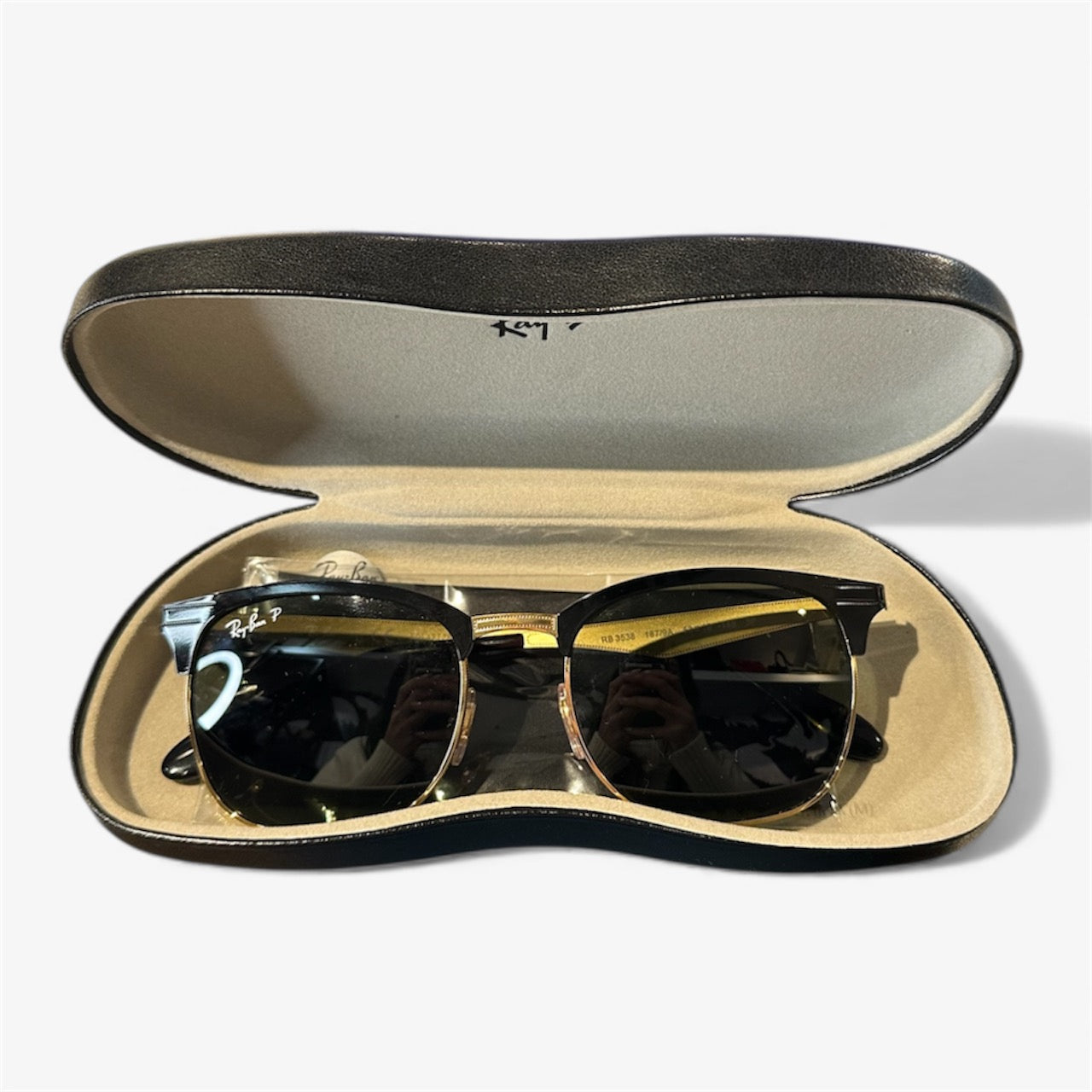 Ray Ban Sunglasses Black and Gold
