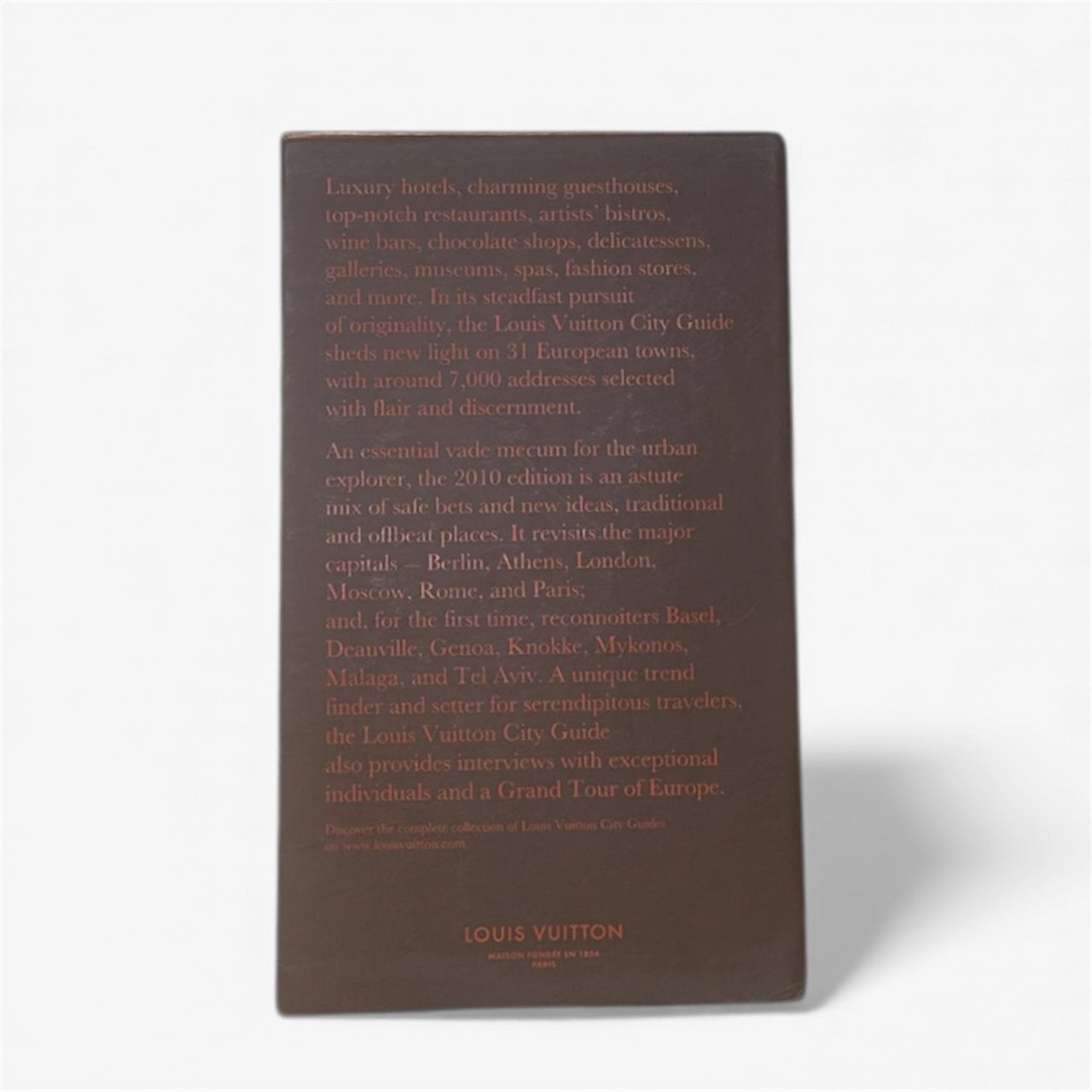Louis Vuitton City Guide 2010 - Orange/Brown European Cities