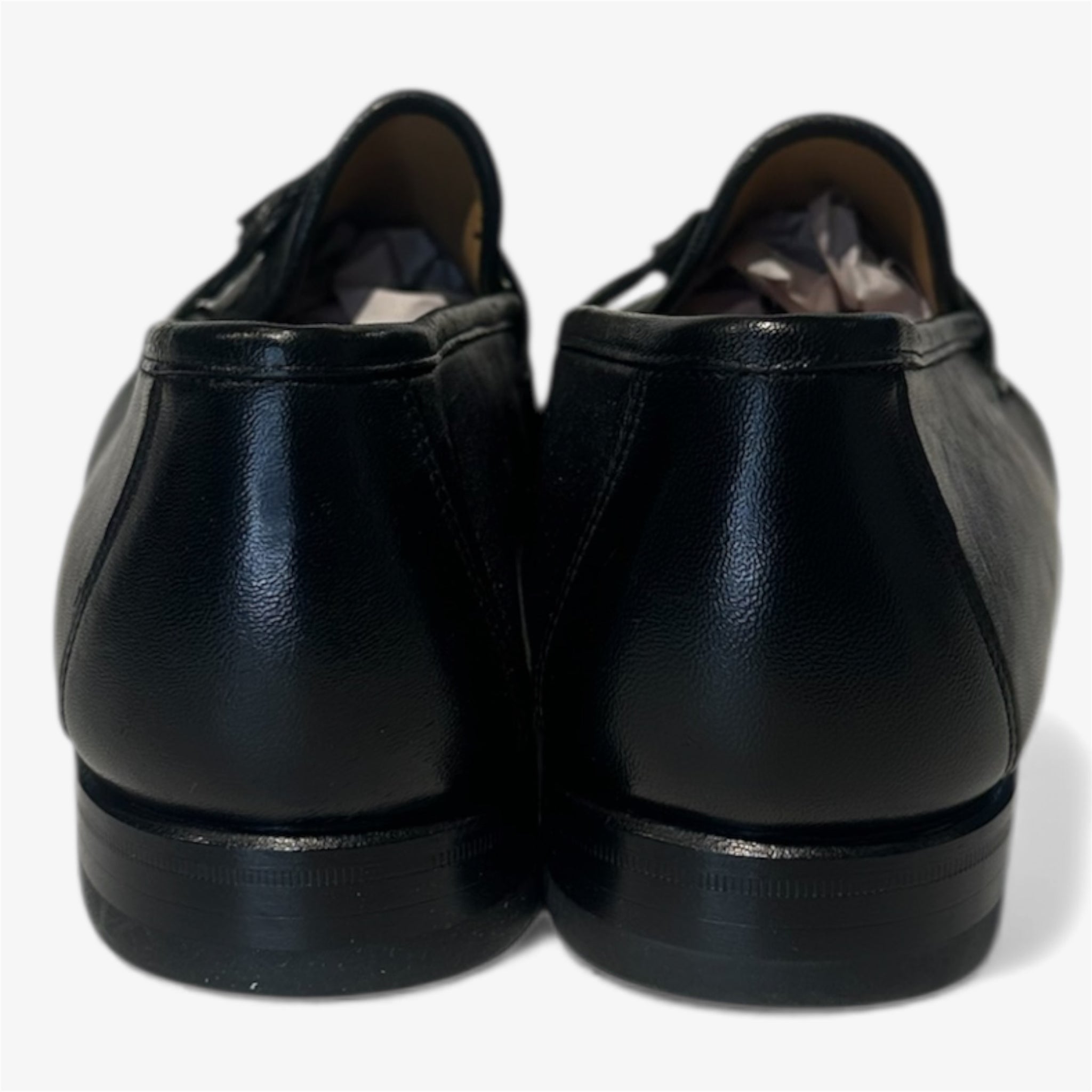 Allen Edmund Black Tassel Loafer