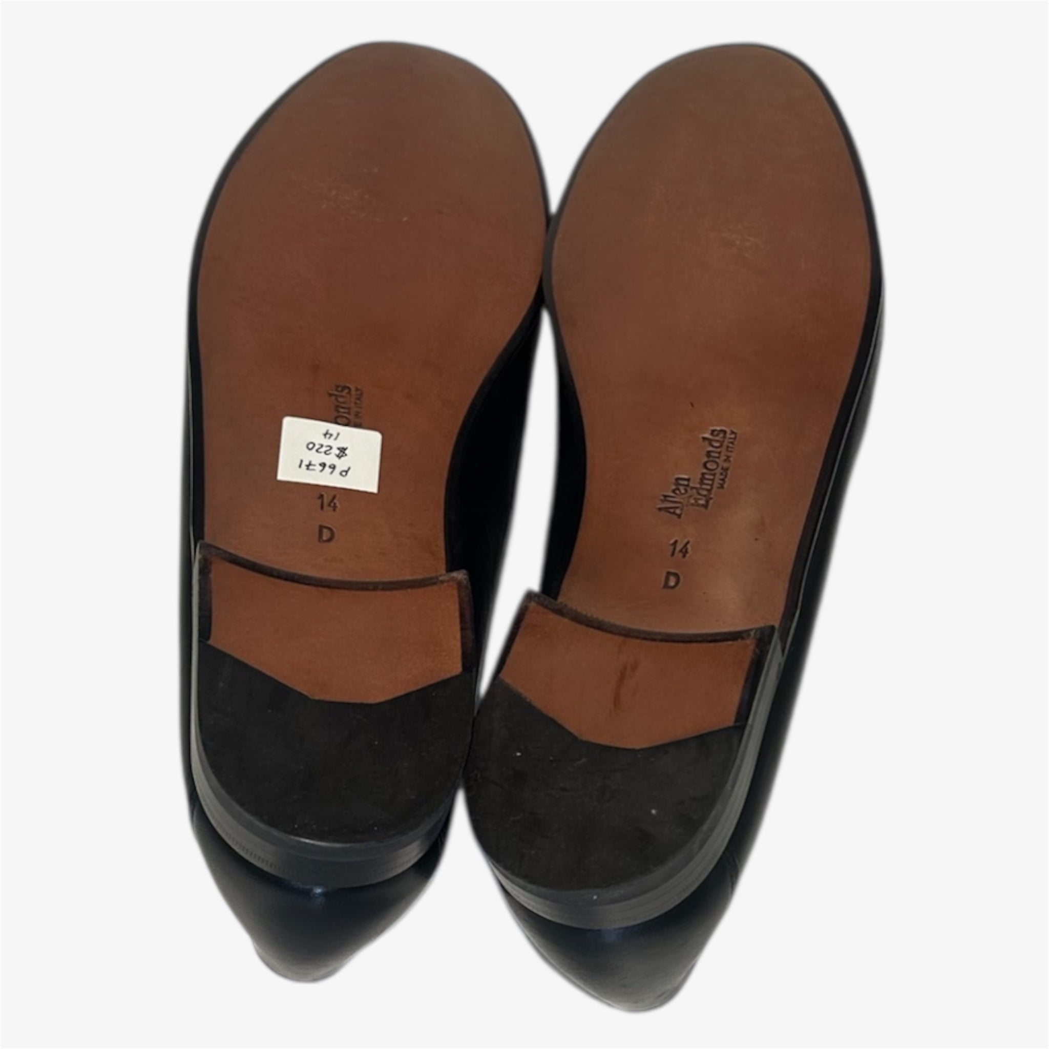 Allen Edmund Black Tassel Loafer