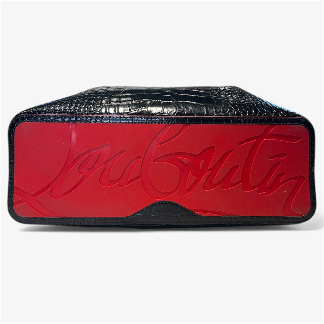 Christian Louboutin Croc Embossed Tote