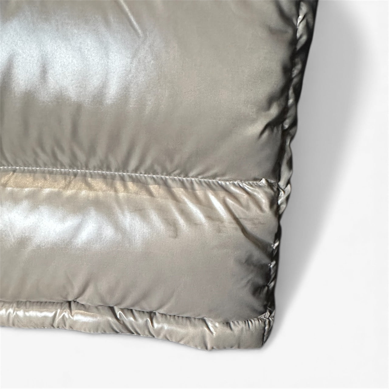 Aritzia Super Puff Midi Shiny Parka - Dark Beige