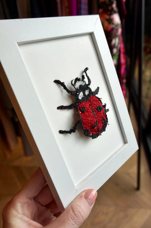 The Ladybug - Free Motion Embroidery