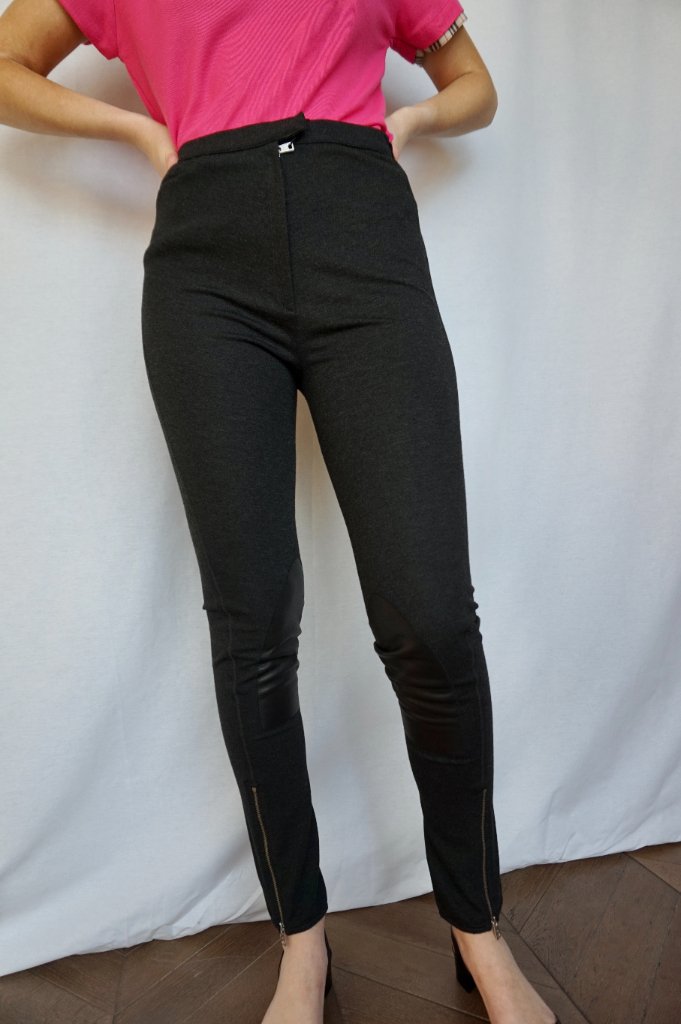 Alexander McQueen Leather Panel Legging – Most Wanted Luxury Resale